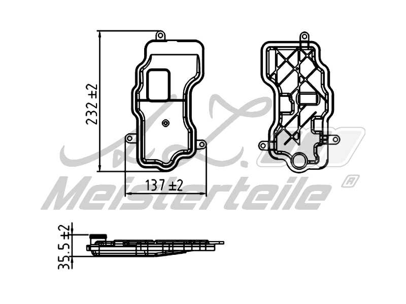 Hydraulikfiltersatz, Automatik